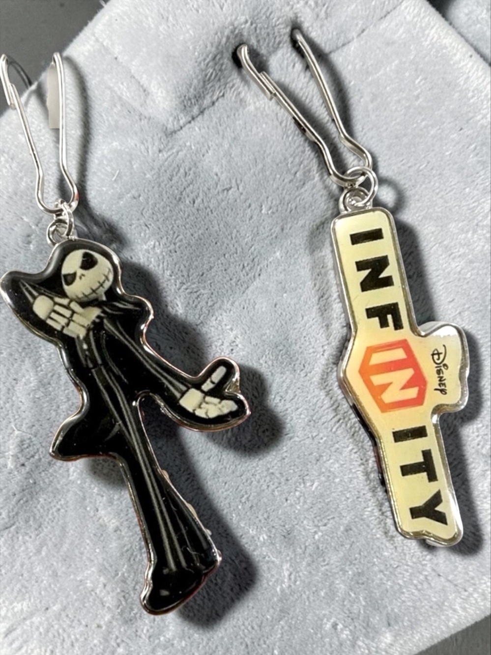 Disney Infinity Jack Skellington Backpack Charm Lanyard Tag